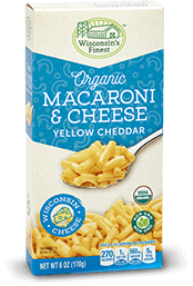 Organic Macaroni & Cheese: Yellow Cheddar